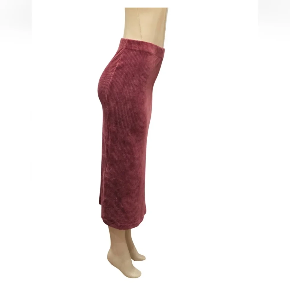 Free‎ People Helen Ribbed Tube Midi Skirt Women Size XS